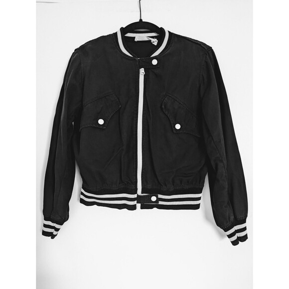Isabel Marant Jackets & Blazers - Isabel Marant Track Jacket Black & White Sz 40 Bomber